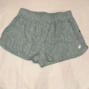 Brand New Asics Women's Light Blue Athletic Shorts Size Large